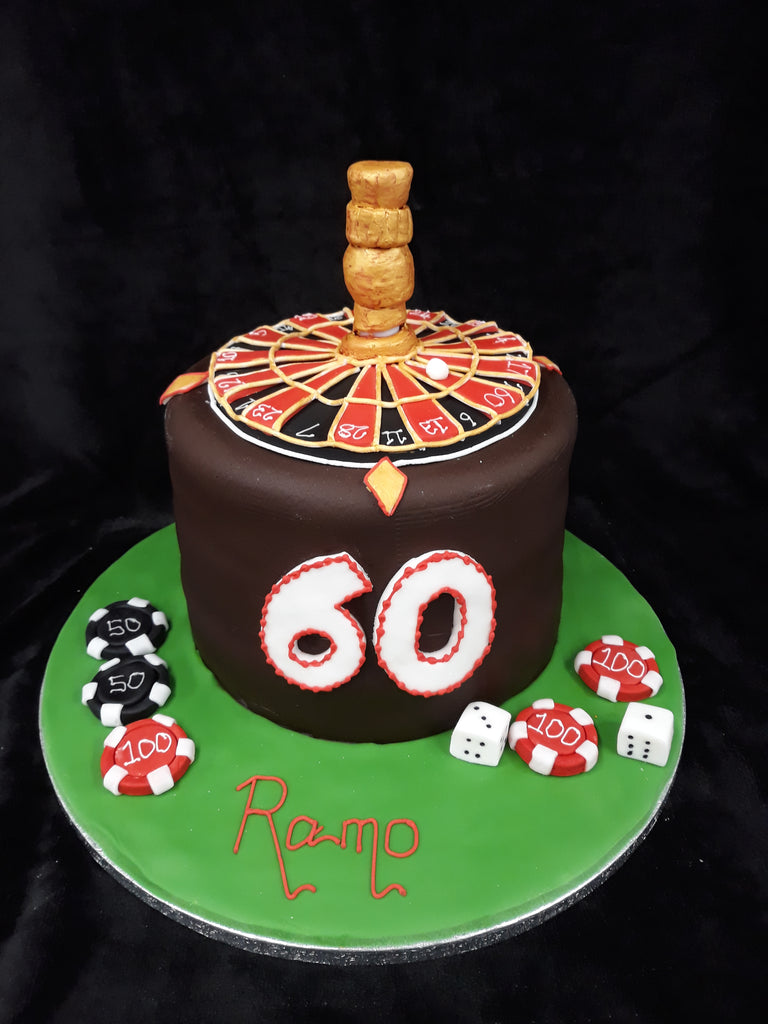 Roulette Birthday Cake