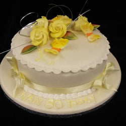 Elegant Flower Cake