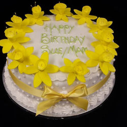 Daffodil Birthday Cake