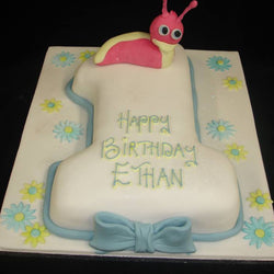 1st Caterpillar Numbered Birthday Cake