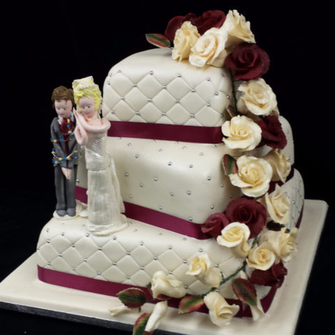 Large 3 Tier Wedding Cake