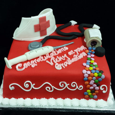 Medical Graduation Cake