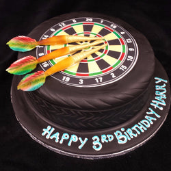 Dartboard Birthday Cake
