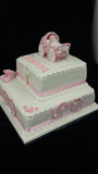 Girls Christening Cake