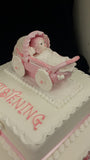 Girls Christening Cake