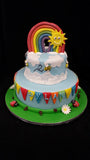 Childrens Rainbow Birthday Cake