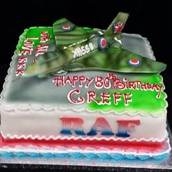 RAF Plane Birthday Cake