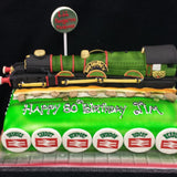 King George V Steam Train Birthday Cake