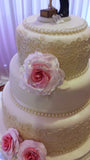 Vintage Lace Wedding Cake