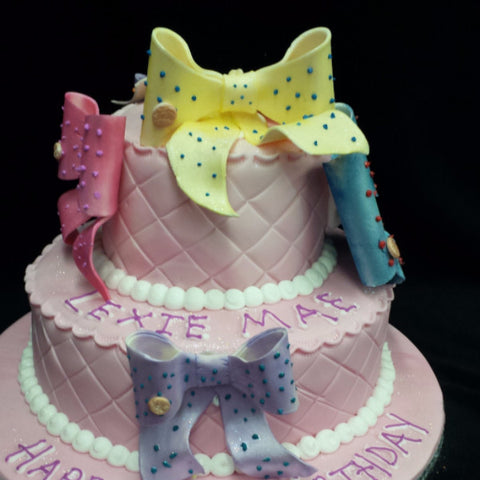 Jo Jo Bows Children's  Birthday Cake