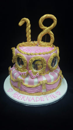 2 tier photo frame  Birthday Cake