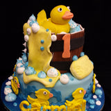 2 Tier Ducks  Childrens Birthday Cake