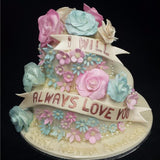 Pearl Wedding Anniversary Cake