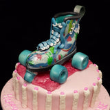 Roller Skate Birthday Cake