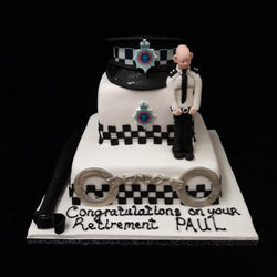 2 Tier Retirement Cake