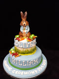 Two tier Peter The Rabbit Cake