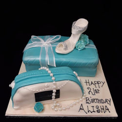 Bag & Shoebox Birthday Cake