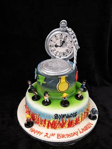 2 Tier  Alchemist  Birthday Cake