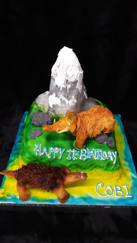 Mammouth  Birthday Cake