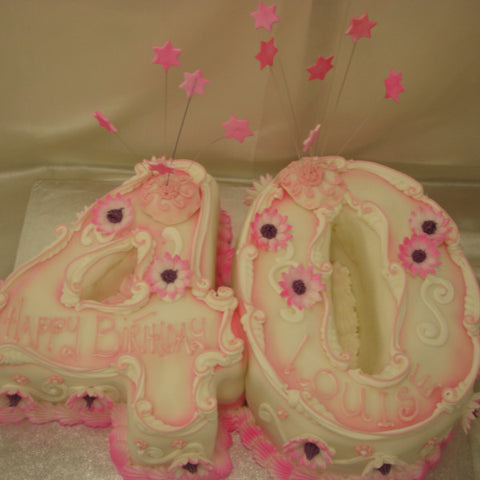40th  Birthday cake