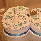 60th Numbered Birthday  Cake