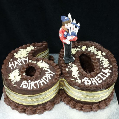 60th Scotsman Birthday Cake