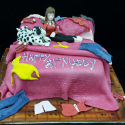 Teenager Bedroom  Birthday Cake