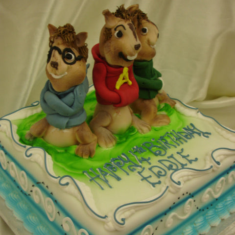 Chipmunk Childrens Birthday Cake