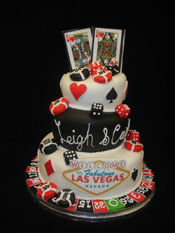 3 Tier  Las Vegas Wedding Cake