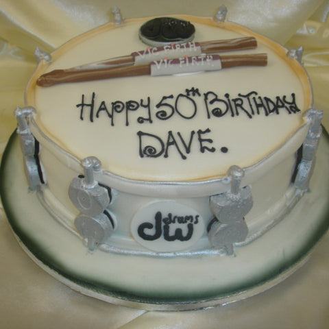 Drums Birthday Cake