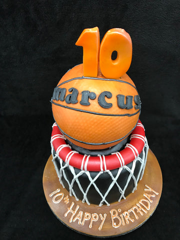 Basketball  Birthday Cake