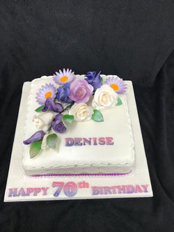 Flowers  Birthday Cake