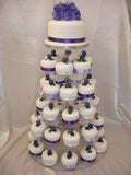 Tower Of Individual Wedding Cakes 1
