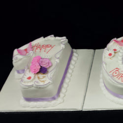 100th Numbered Birthday Cake