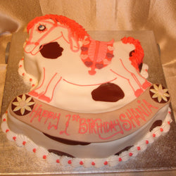 Rocking Horse Childrens Birthday Cake