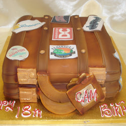 Suitcase Birthday Cake - UK DELIVERY
