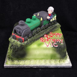 Train Driver  Birthday Cake