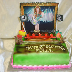 Singer  Birthday Cake