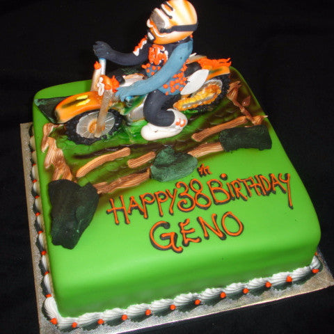 Motor Bike Birthday Cake