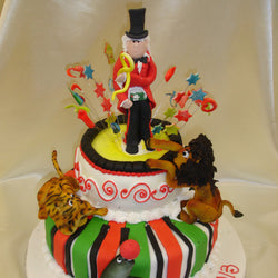 Circus Childrens Birthday Cake