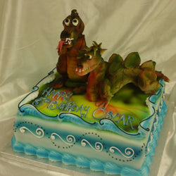 Dinosaur Childrens Cake