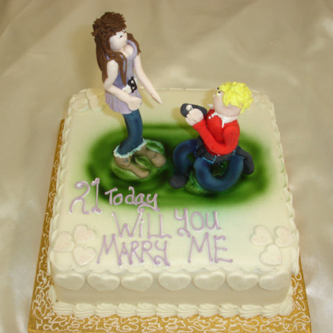 Proposal Engagement Cake