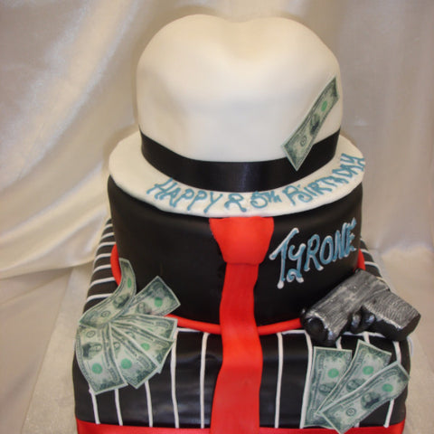 Gangster Birthday Cake