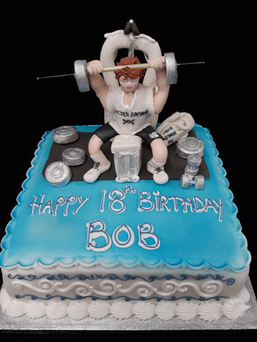 Gym  Birthday Cake