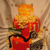 2 Tier Hollywood  Birthday Cake