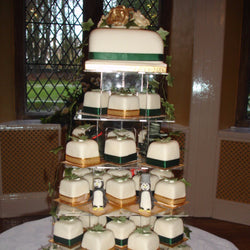 Tower Of Individual Wedding Cakes 4