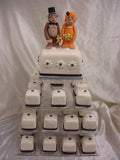 Tower Of Individual Wedding Cakes 3