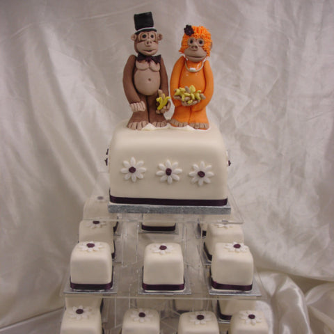 Tower Of Individual Wedding Cakes 3