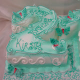 21st Birthday Numbered Cake