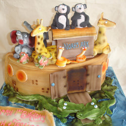 Noahs Ark  Childrens Birthday Cake